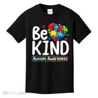 Autism Be Kind Be Kind Autism Awareness Kids T-Shirt thumb 0