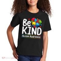 Autism Be Kind Be Kind Autism Awareness Kids T-Shirt thumb 2