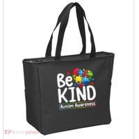 Autism Be Kind Be Kind Autism Awareness Tote Bag thumb 2