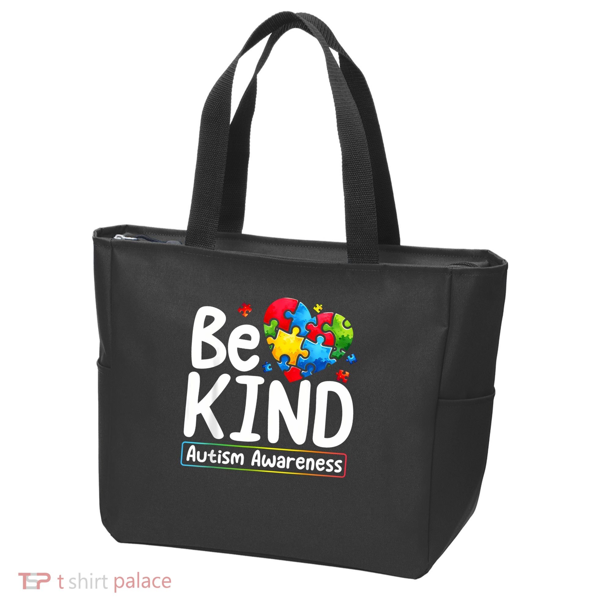 Autism Be Kind Be Kind Autism Awareness Tote Bag