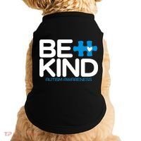 Autism Be Kind  Be Kind Autism Awareness Doggie Tank thumb 0