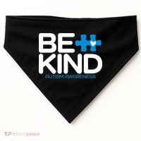 Autism Be Kind  Be Kind Autism Awareness USA-Made Doggie Bandana thumb 0