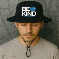 Autism Be Kind  Be Kind Autism Awareness Bucket Hat thumb 2