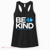Autism Be Kind  Be Kind Autism Awareness Women's Tank Top thumb 0