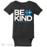 Autism Be Kind  Be Kind Autism Awareness Baby Bodysuit thumb 0