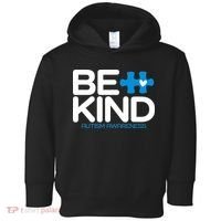 Autism Be Kind  Be Kind Autism Awareness Toddler Hoodie thumb 0