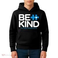 Autism Be Kind  Be Kind Autism Awareness Kids Hoodie thumb 4