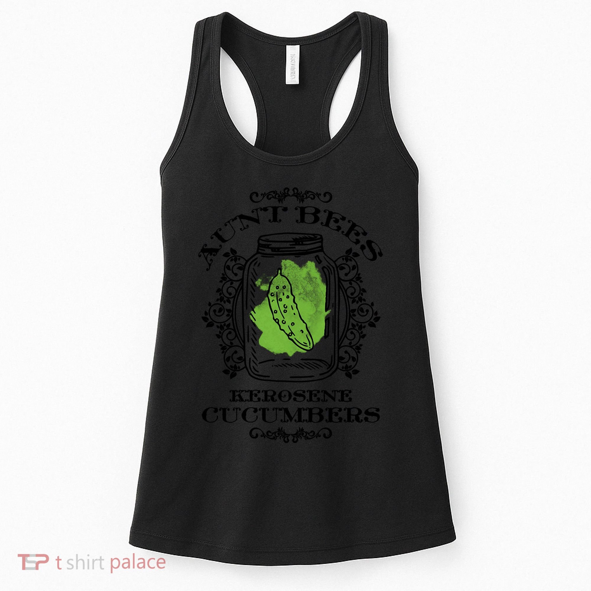 Aunt Bees Kerosene Cucumbers Women's Tank Top