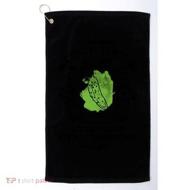 Aunt Bees Kerosene Cucumbers Golf Towel