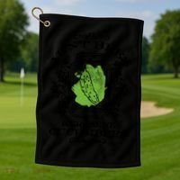 Aunt Bees Kerosene Cucumbers Golf Towel thumb 1