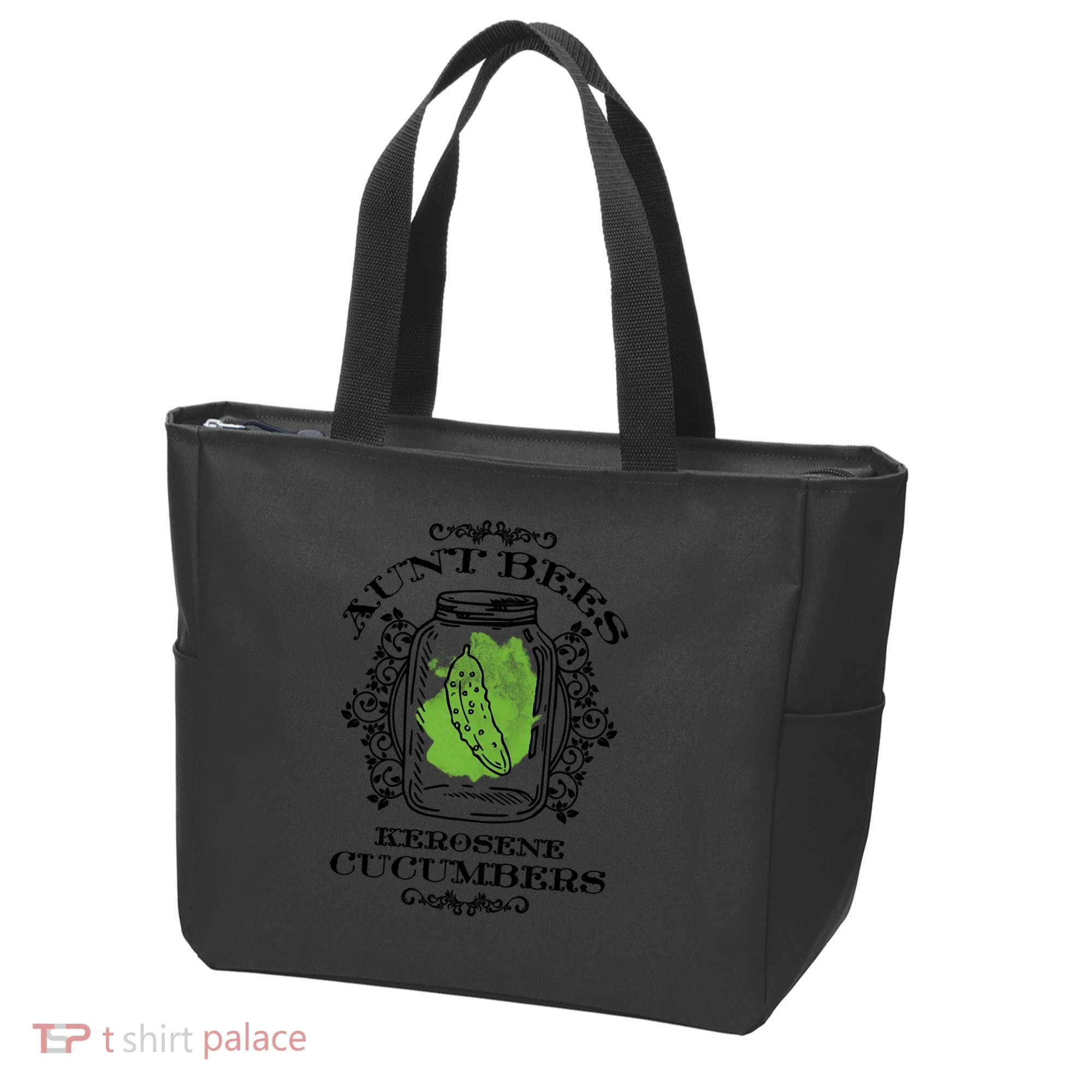 Aunt Bees Kerosene Cucumbers Tote Bag