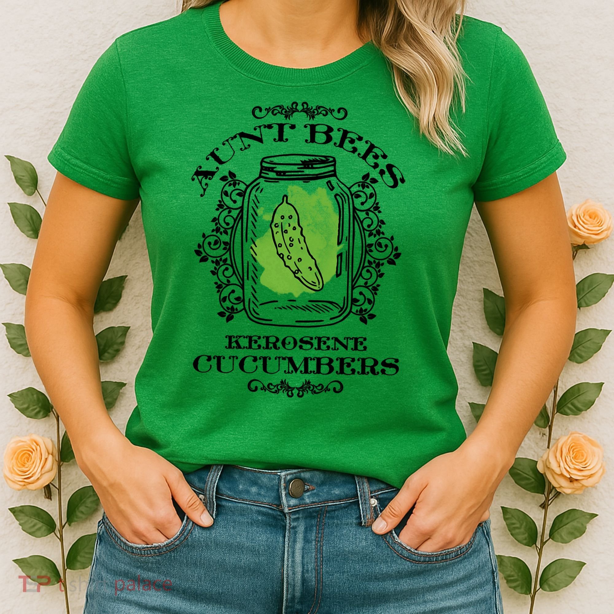 Aunt Bees Kerosene Cucumbers Women's T-Shirt