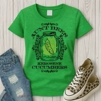 Aunt Bees Kerosene Cucumbers Women's T-Shirt thumb 3