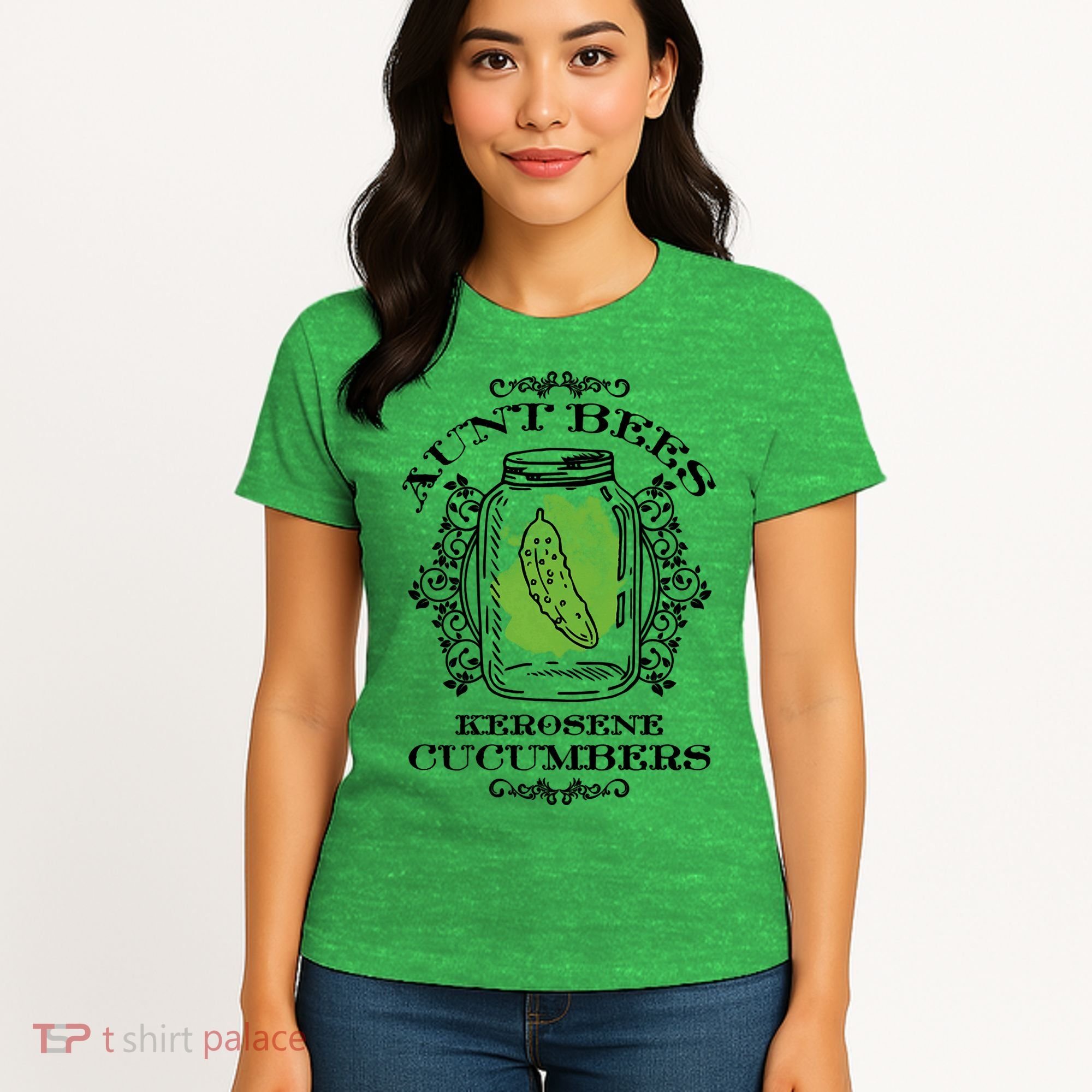 Aunt Bees Kerosene Cucumbers Women's T-Shirt