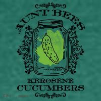 Aunt Bees Kerosene Cucumbers Women's T-Shirt thumb 6
