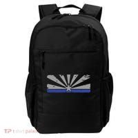 Az Blue Line American Retro Arizona State Flag Distressed Backpack thumb 0