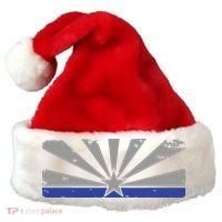 Az Blue Line American Retro Arizona State Flag Distressed Santa Hat thumb 0