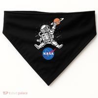 Astronaut Basketball League Slam Dunk NASA USA-Made Doggie Bandana thumb 0