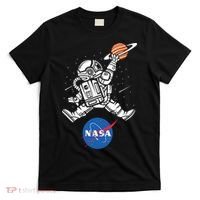 Astronaut Basketball League Slam Dunk NASA T-Shirt thumb 0