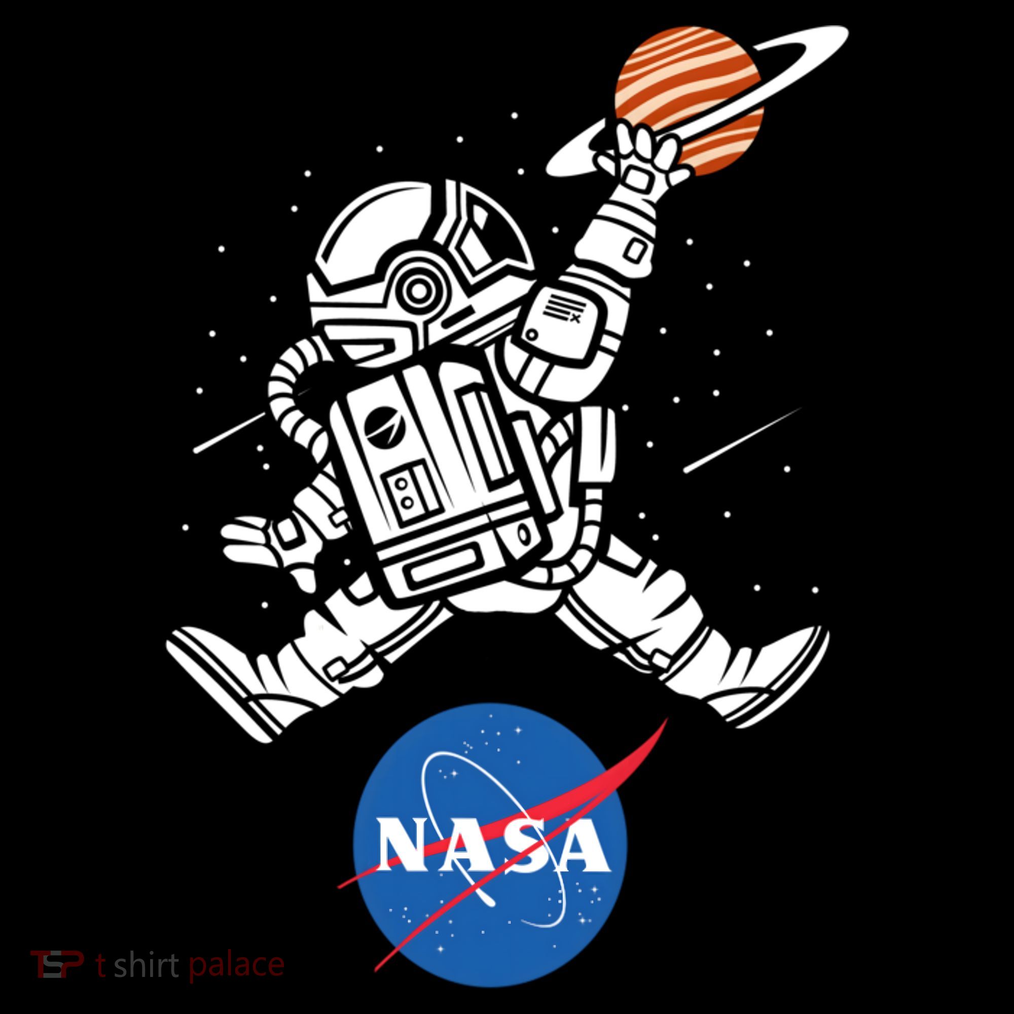Astronaut Basketball League Slam Dunk NASA Women's Hoodie