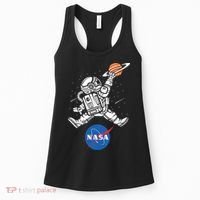 Astronaut Basketball League Slam Dunk NASA Women's Tank Top thumb 0