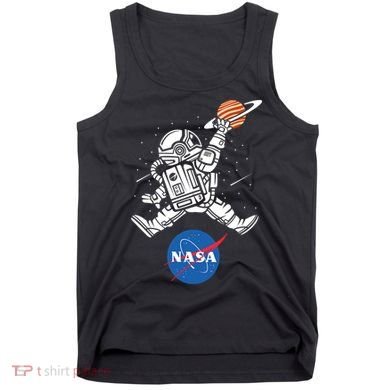 Astronaut Basketball League Slam Dunk NASA Tank Top