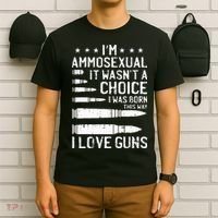 Ammosexual Bullets Love Pro Gun Lover Cool Enthusiast Gifts T-Shirt thumb 6