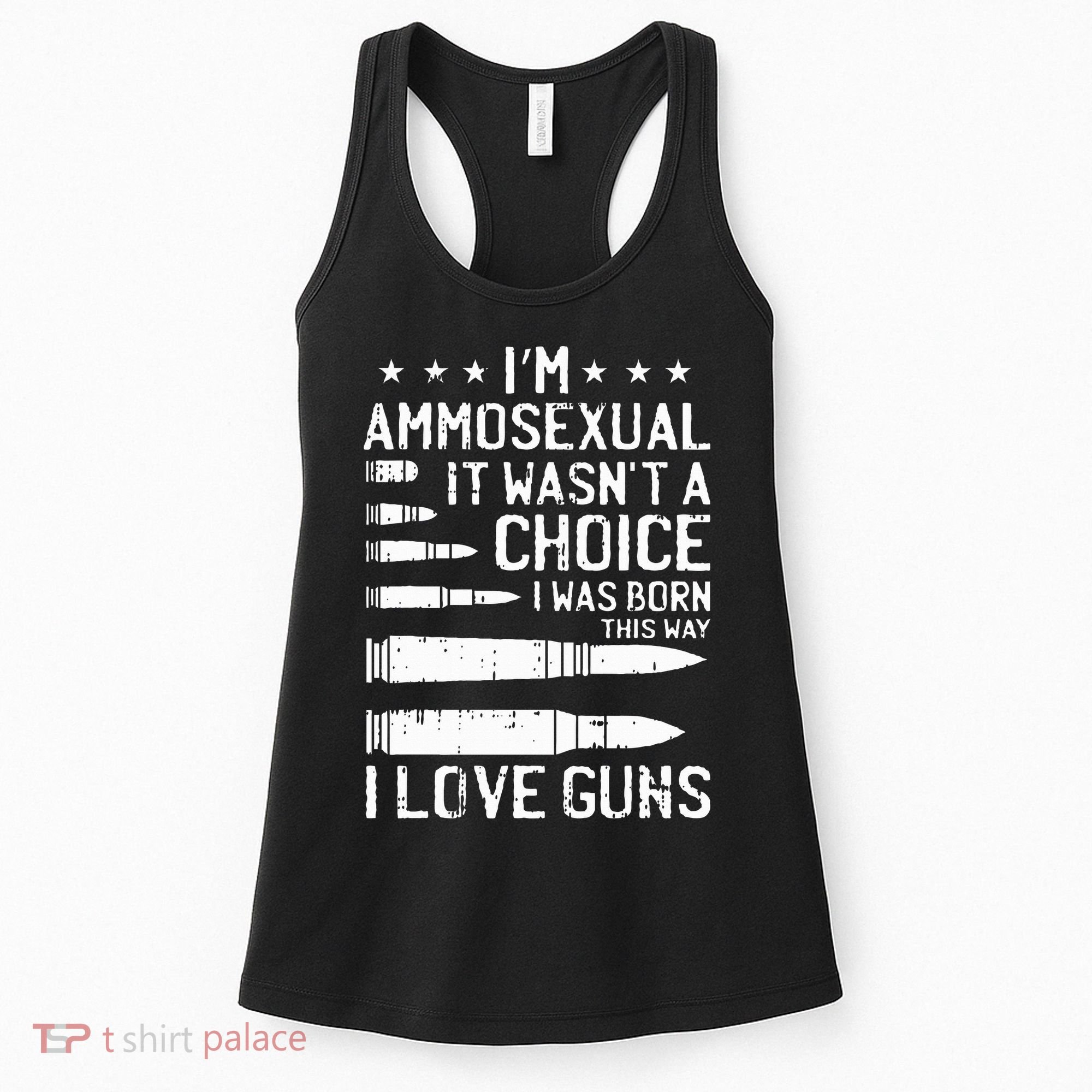 Ammosexual Bullets Love Pro Gun Lover Cool Enthusiast Gifts Women's Tank Top