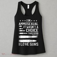 Ammosexual Bullets Love Pro Gun Lover Cool Enthusiast Gifts Women's Tank Top thumb 3