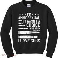 Ammosexual Bullets Love Pro Gun Lover Cool Enthusiast Gifts Kids Sweatshirt thumb 0