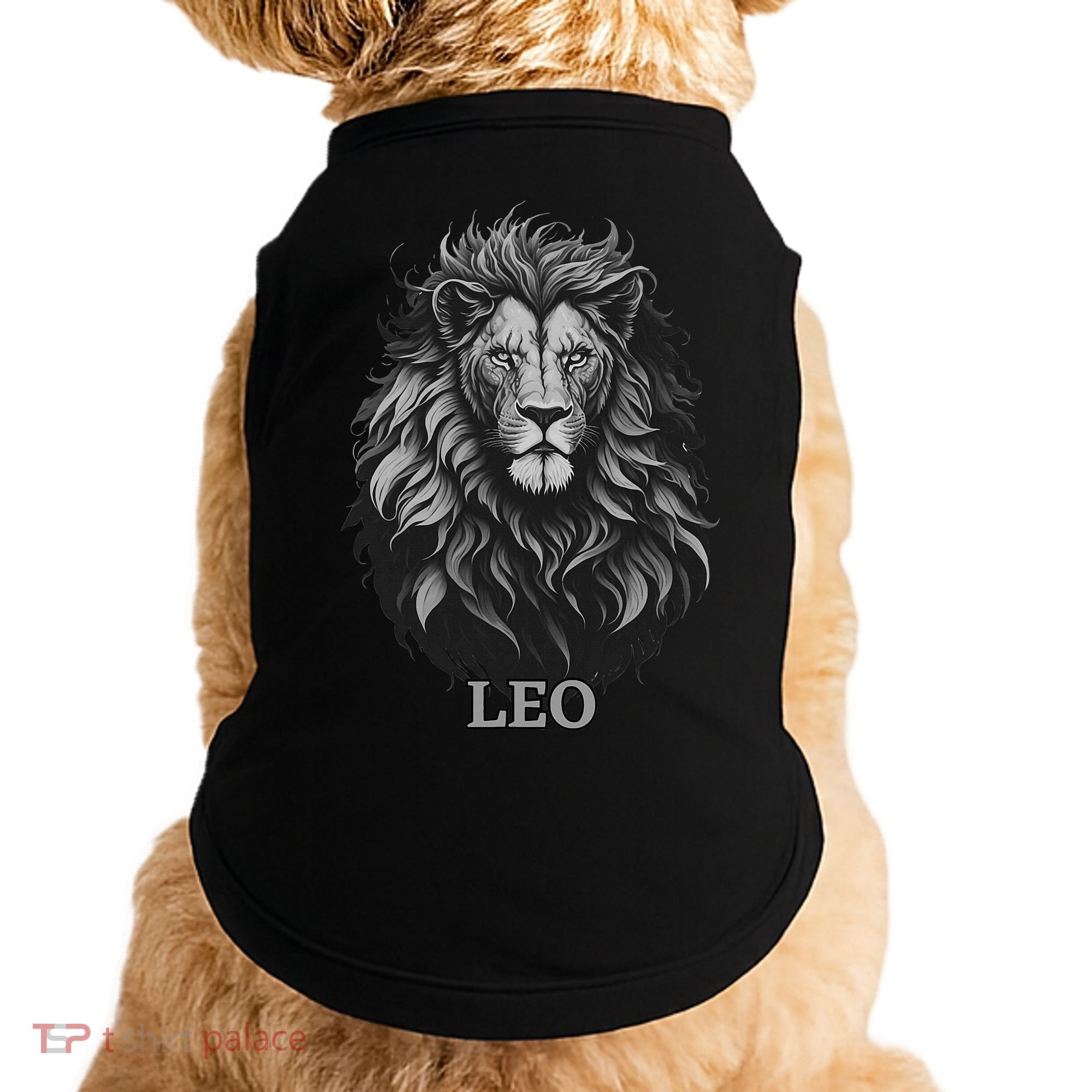 August Birthday Leo Lion Pride Graphic Zodiac Doggie Tank