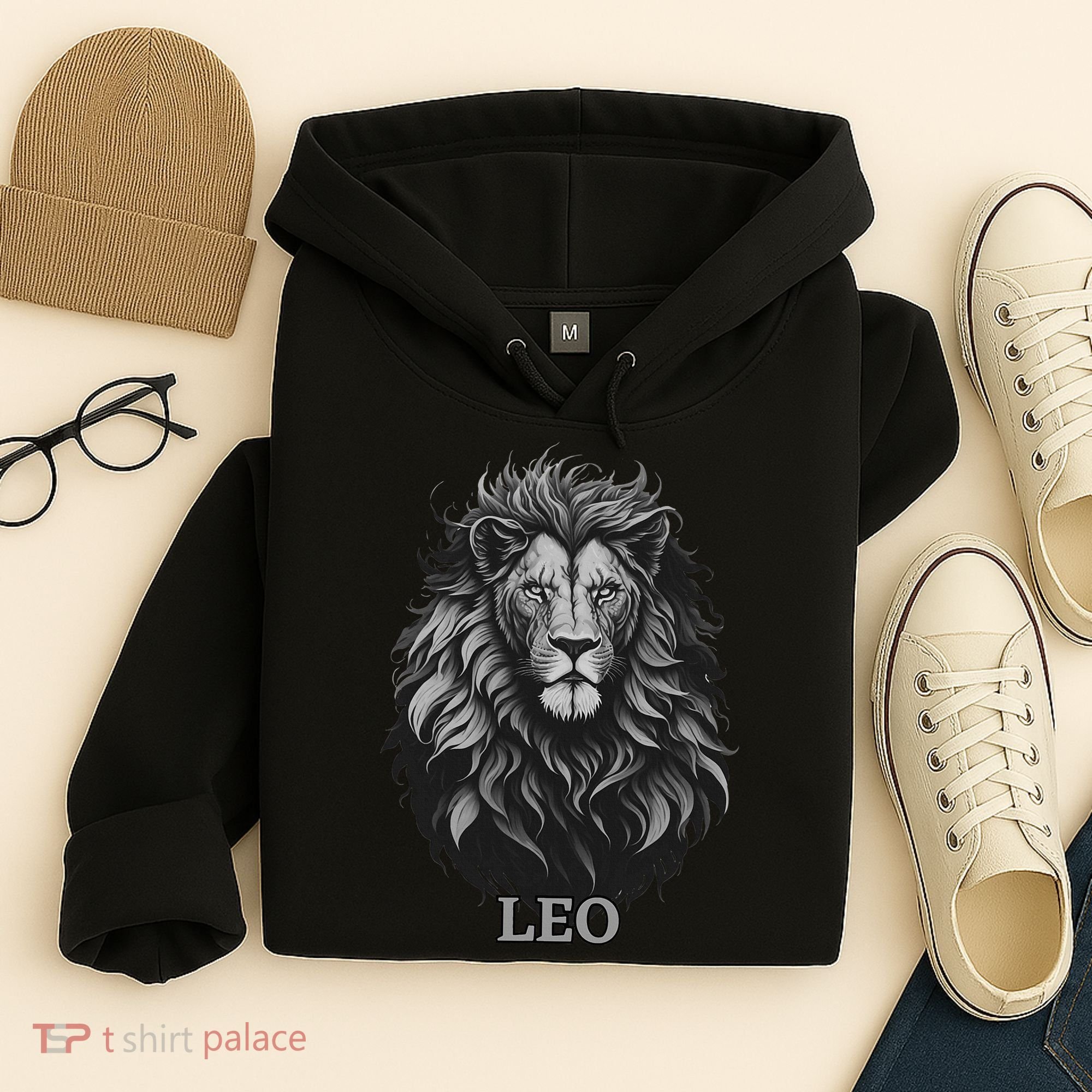 August Birthday Leo Lion Pride Graphic Zodiac Hoodie