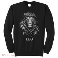 August Birthday Leo Lion Pride Graphic Zodiac Sweatshirt thumb 0