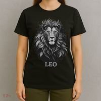 August Birthday Leo Lion Pride Graphic Zodiac T-Shirt thumb 4