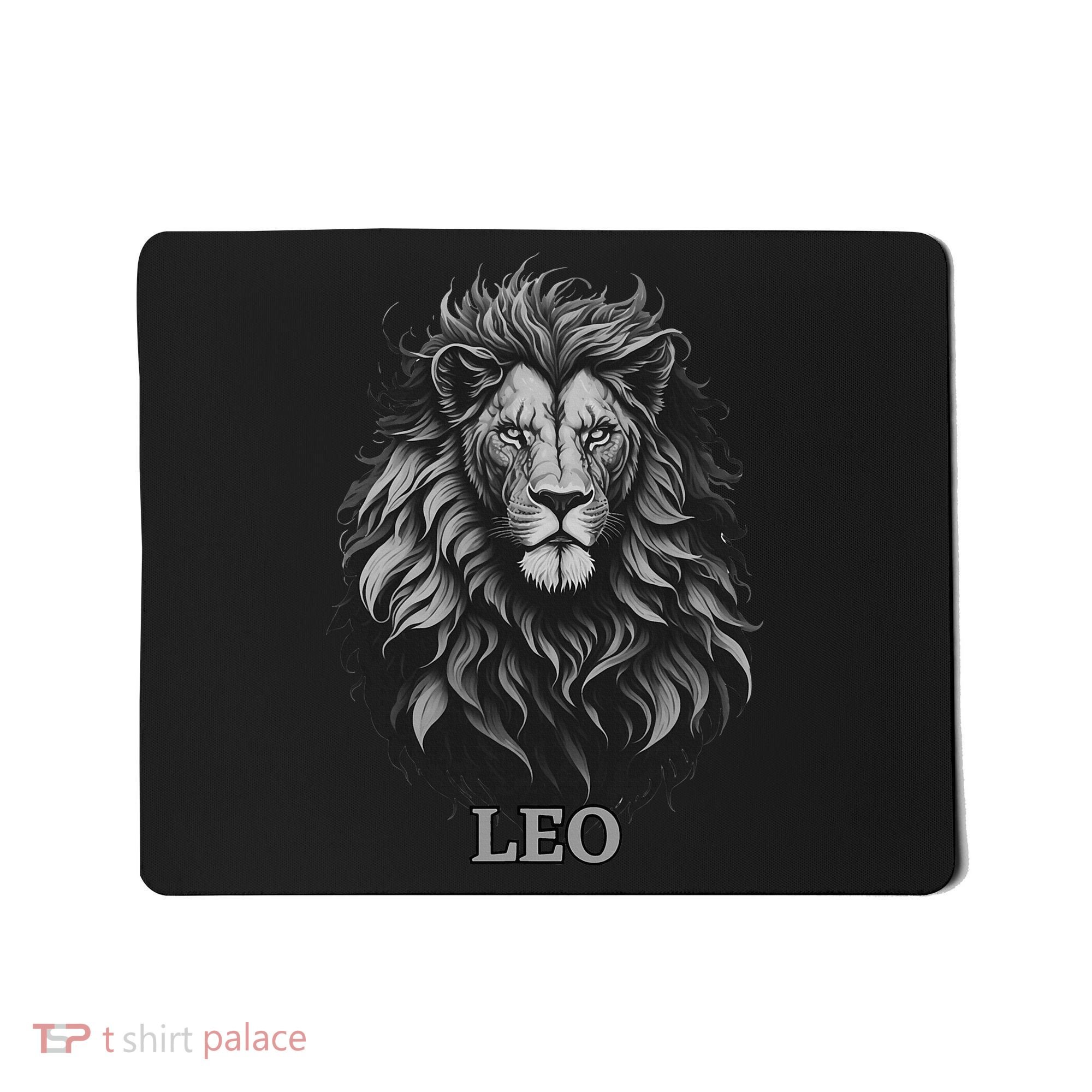 August Birthday Leo Lion Pride Graphic Zodiac Mousepad