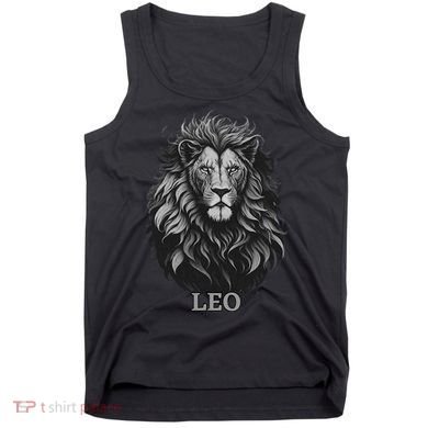 August Birthday Leo Lion Pride Graphic Zodiac Tank Top