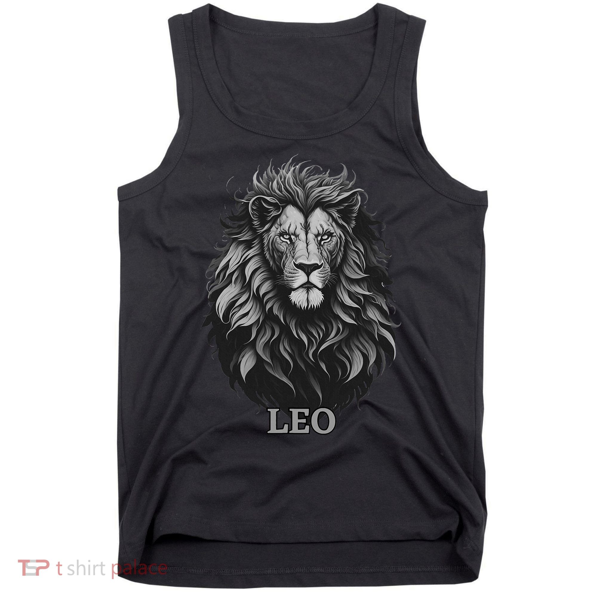 August Birthday Leo Lion Pride Graphic Zodiac Tank Top