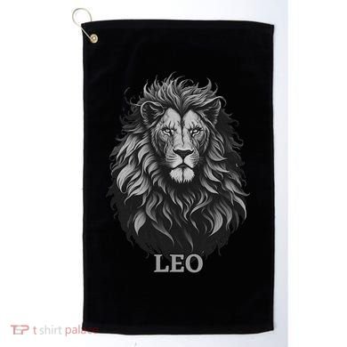 August Birthday Leo Lion Pride Graphic Zodiac Golf Towel