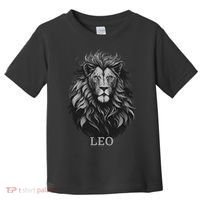 August Birthday Leo Lion Pride Graphic Zodiac Toddler T-Shirt thumb 0