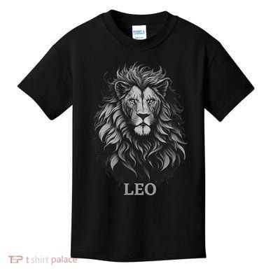 August Birthday Leo Lion Pride Graphic Zodiac Kids T-Shirt