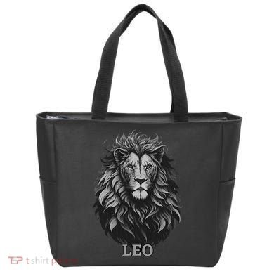 August Birthday Leo Lion Pride Graphic Zodiac Tote Bag