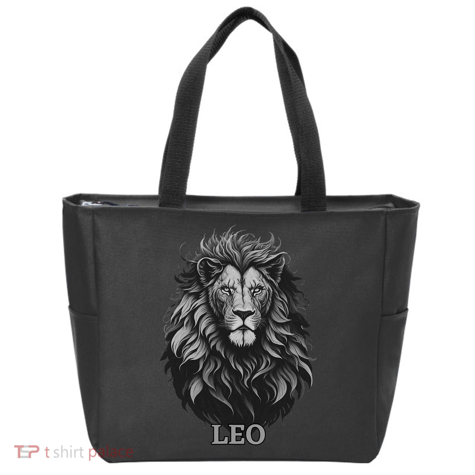 August Birthday Leo Lion Pride Graphic Zodiac Tote Bag