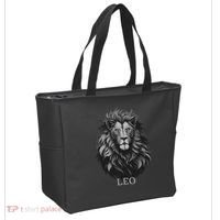 August Birthday Leo Lion Pride Graphic Zodiac Tote Bag thumb 2