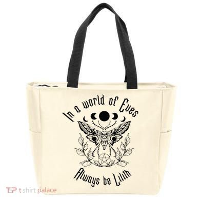 Always Be Lilith Pagan Goddess Never Eve Occult Witchy Tote Bag