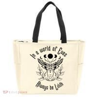 Always Be Lilith Pagan Goddess Never Eve Occult Witchy Tote Bag thumb 0