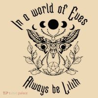 Always Be Lilith Pagan Goddess Never Eve Occult Witchy Tote Bag thumb 4