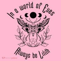 Always Be Lilith Pagan Goddess Never Eve Occult Witchy Coaster thumb 2
