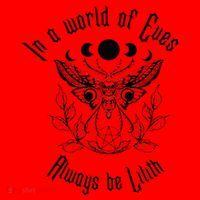 Always Be Lilith Pagan Goddess Never Eve Occult Witchy Santa Hat thumb 1