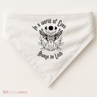 Always Be Lilith Pagan Goddess Never Eve Occult Witchy USA-Made Doggie Bandana thumb 0