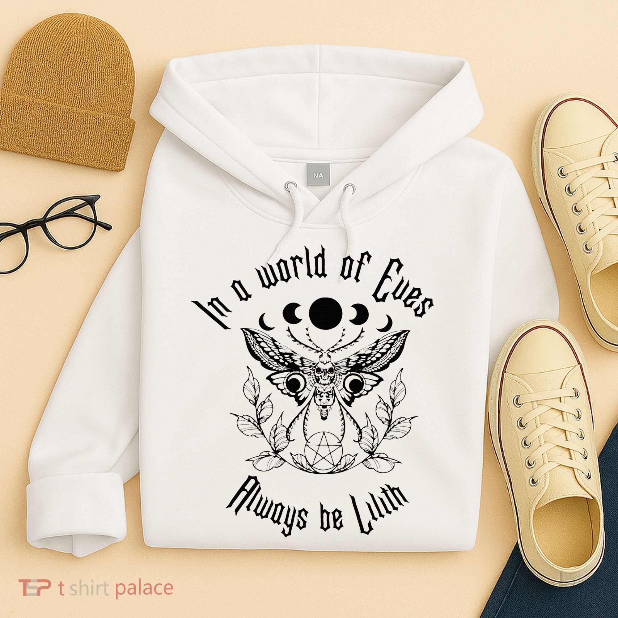 Always Be Lilith Pagan Goddess Never Eve Occult Witchy Hoodie